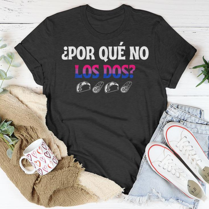 ¿Por Qué No Los Dos Why Not Both Funny Bisexual Pride Lgbtq Unisex T-Shirt Unique Gifts