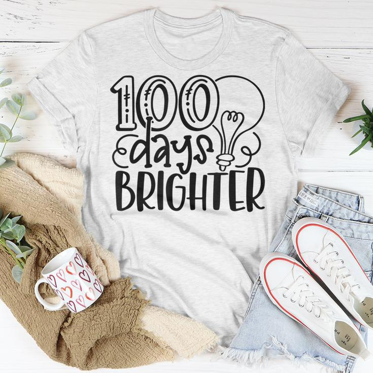 100 Days Brighter Happy 100 Days Of School Back To School T-shirt Personalized Gifts