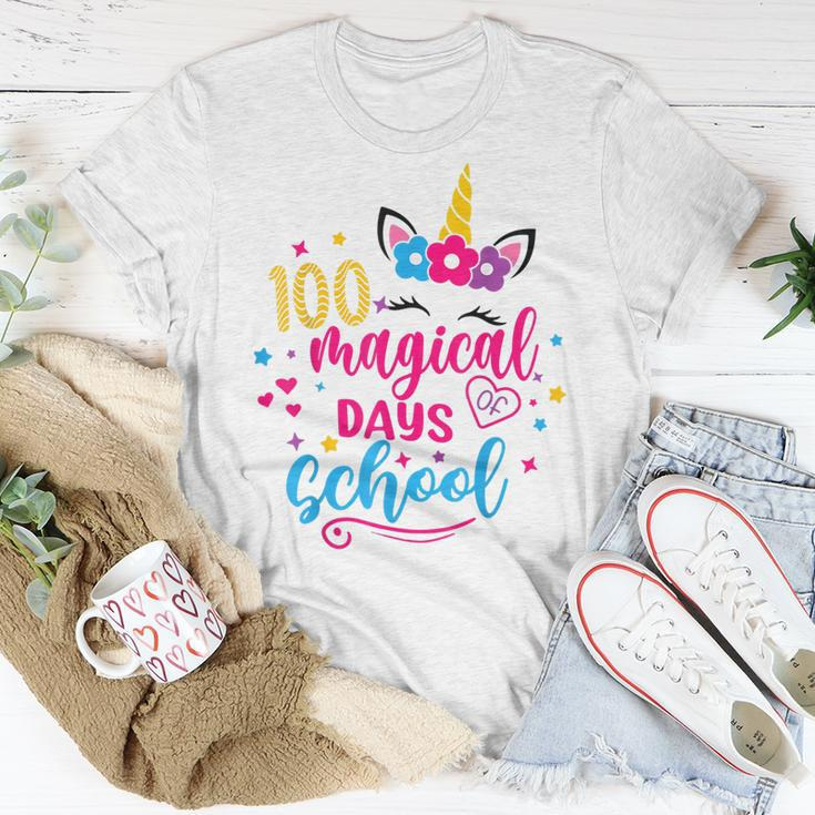100 Magical Days 100Th Day Of School Girl Unicorn Costume T-shirt Personalized Gifts