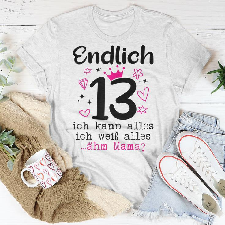 13 Geburtstag Mädchen Endlich 13 Jahre T-Shirt Lustige Geschenke