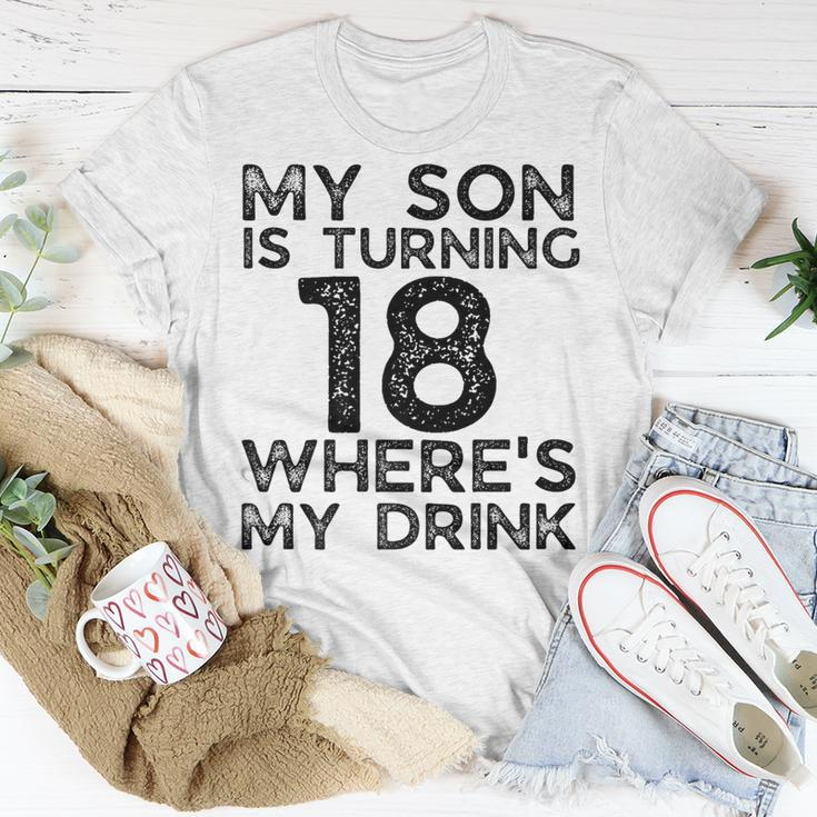 18Th Birthday For Dad Mom 18 Year Old Son Family Squad T-Shirt Funny Gifts