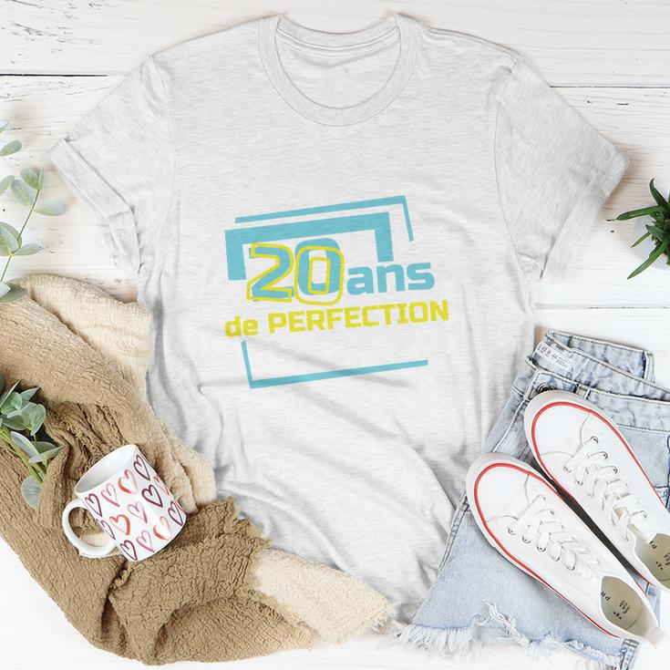 20 Ans De Perfection Anniversaire T-Shirt Lustige Geschenke