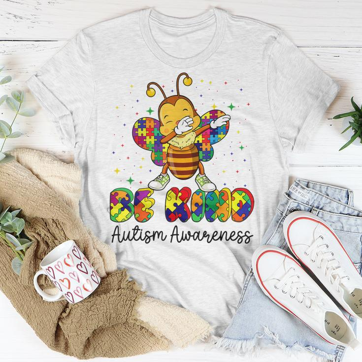 Be Kind Autism Awareness Puzzle Bee Dabbing Support Kids Unisex T-Shirt Unique Gifts