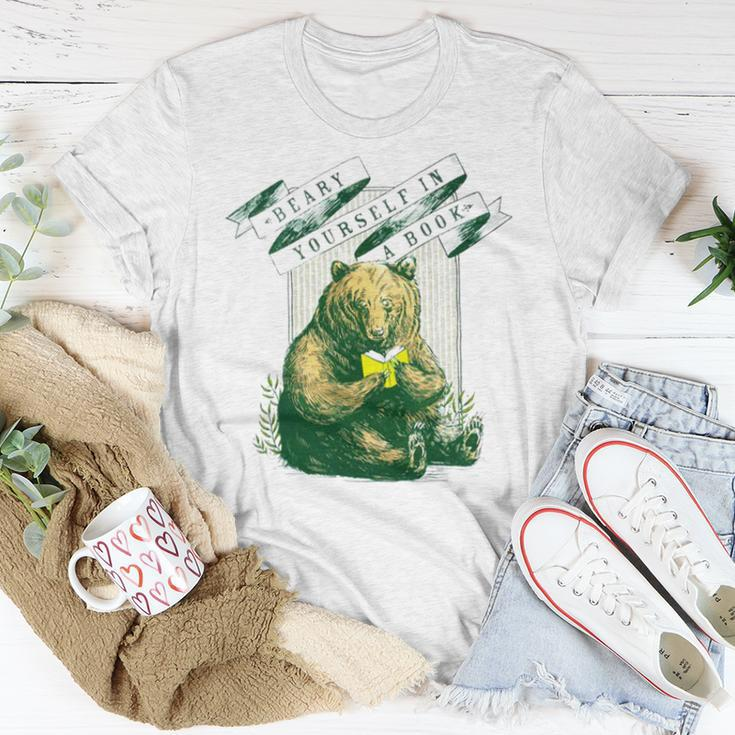 Beary Yourself In A Book Unisex T-Shirt Unique Gifts