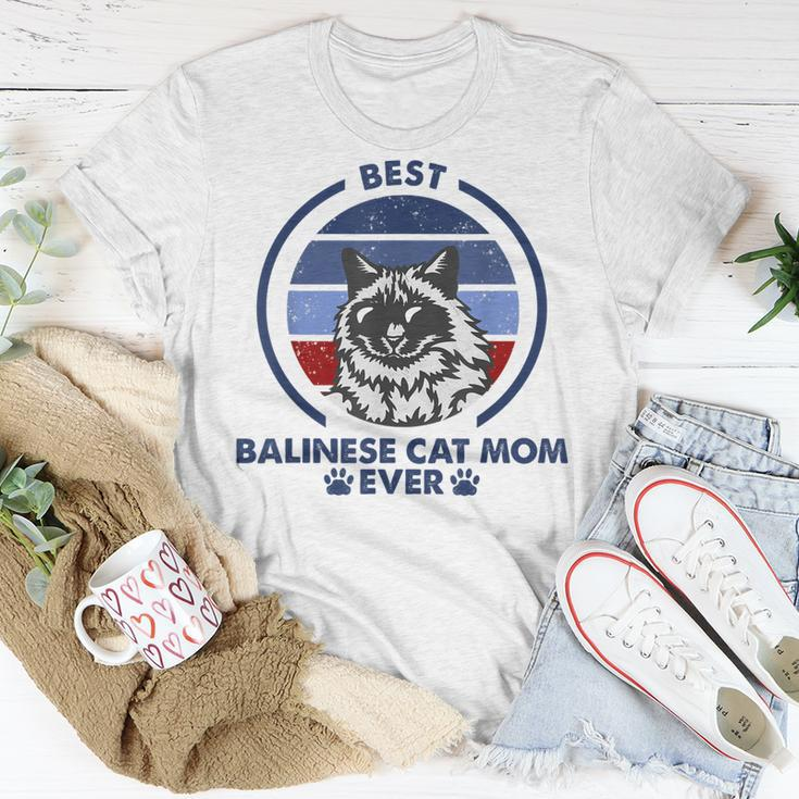 Best Cat Mom Ever Balinese Cat Unisex T-Shirt Funny Gifts