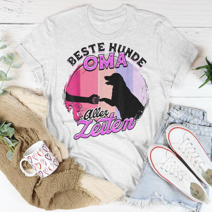 Beste Hunde Oma Aller Zeiten Haustier Gassi Hund Hundeoma T-Shirt Lustige Geschenke
