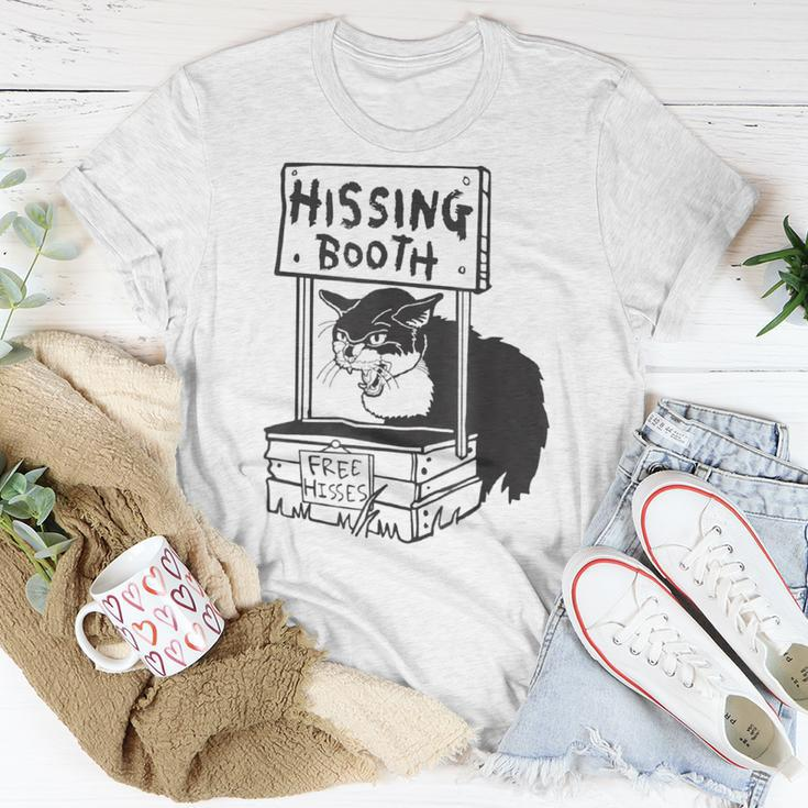 Cat Hissing Booth Free Hisses Unisex T-Shirt Unique Gifts