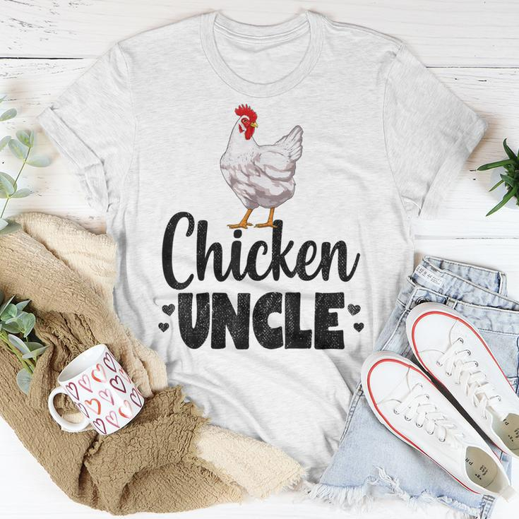 Chicken Uncle Funny Country Farm Animal Unisex T-Shirt Unique Gifts