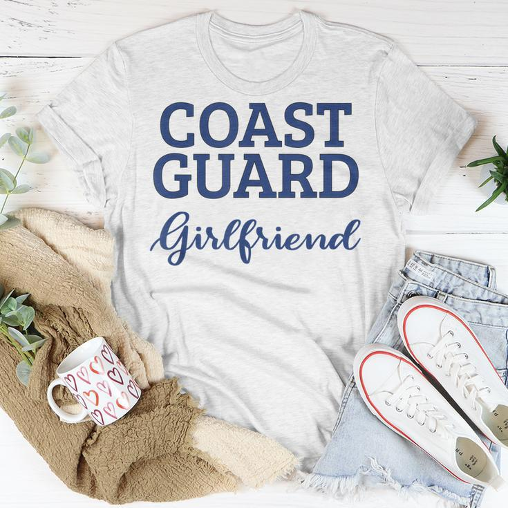 Coast Guard Girlfriend Military Family Gift Coast Guard Unisex T-Shirt Unique Gifts