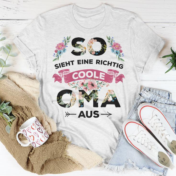 Coole Oma T-Shirt, So Sieht Eine Richtige Oma Aus Design für Großmütter Lustige Geschenke