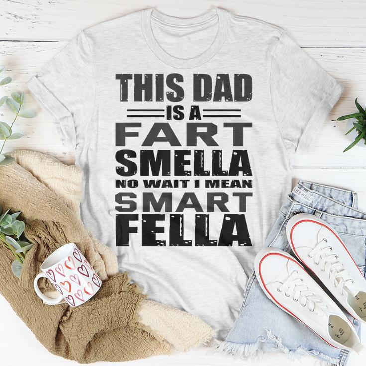 For Dad Fart Smells Dad Means Smart Fella T-shirt Funny Gifts