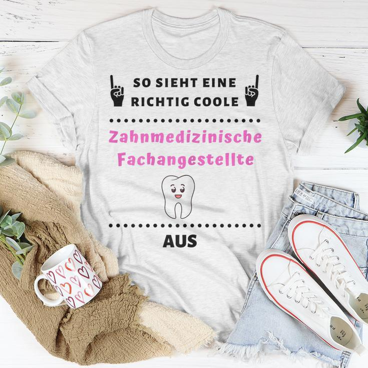 Damen T-Shirt für Zahnmedizinische Fachangestellte, Zahnarzthelferin Motiv Lustige Geschenke