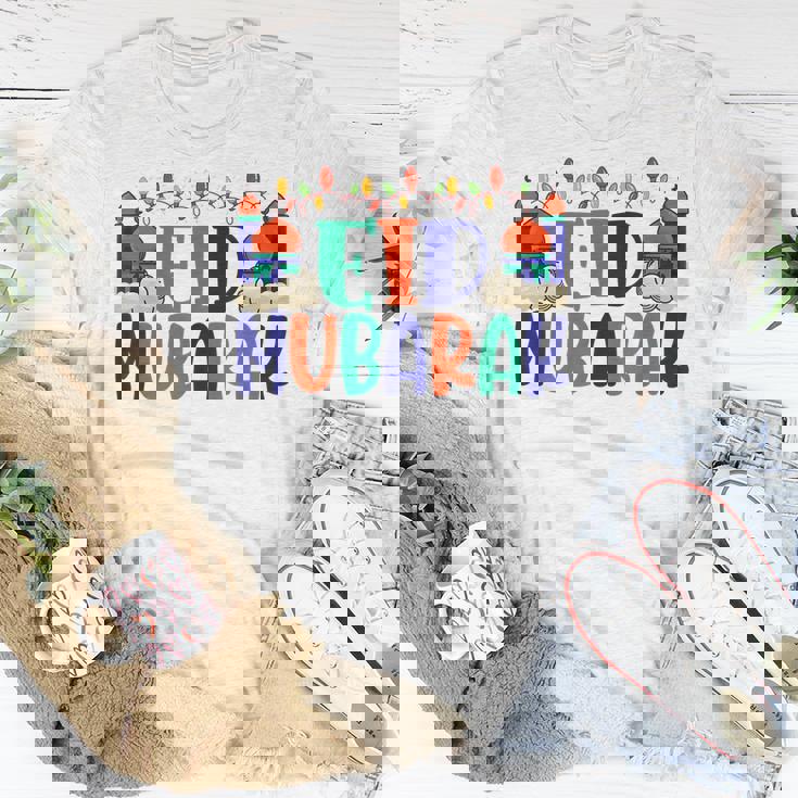 Eid Al Fitr Eid Mobarak For Kids Youth Toddler Unisex T-Shirt Unique Gifts