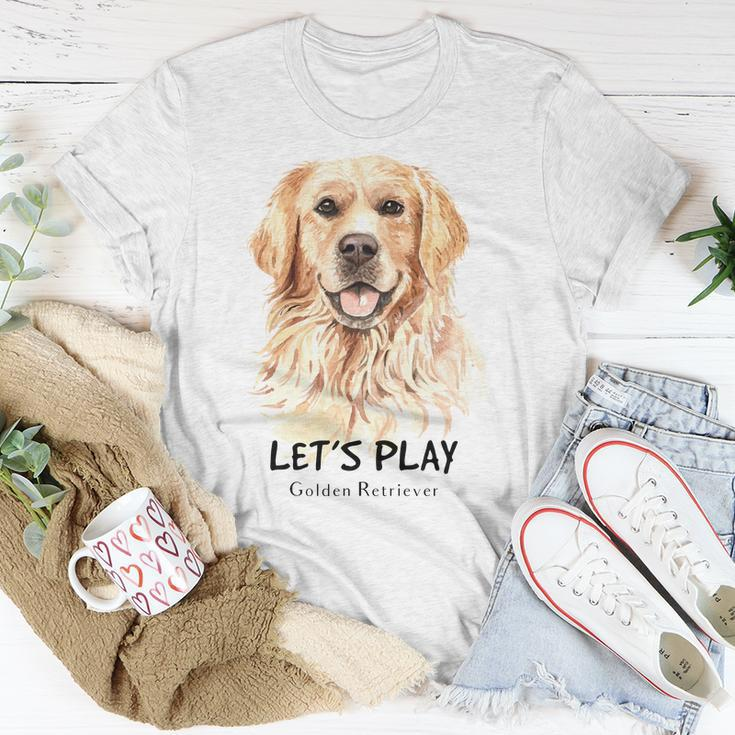 Golden Retriever Dog V2 Unisex T-Shirt Unique Gifts