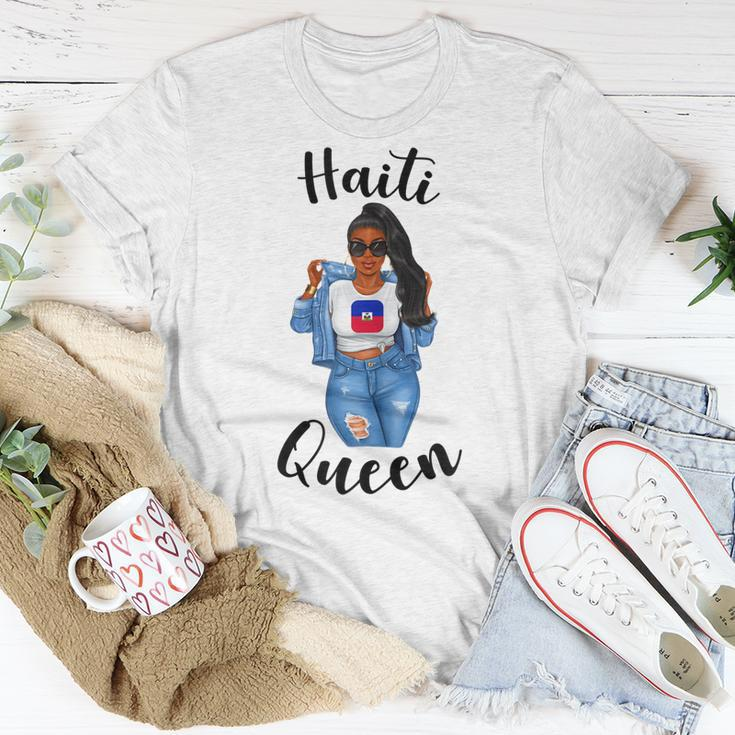 Haiti Queen Caribbean Pride Proud Women Womans Haitian Girl Gift For Womens Unisex T-Shirt Unique Gifts