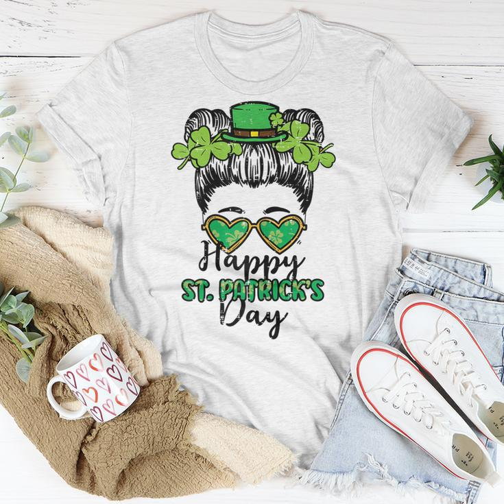 Happy St Patricks Day Bun Saint Paddys Girls Kids Youth N Unisex T-Shirt Unique Gifts