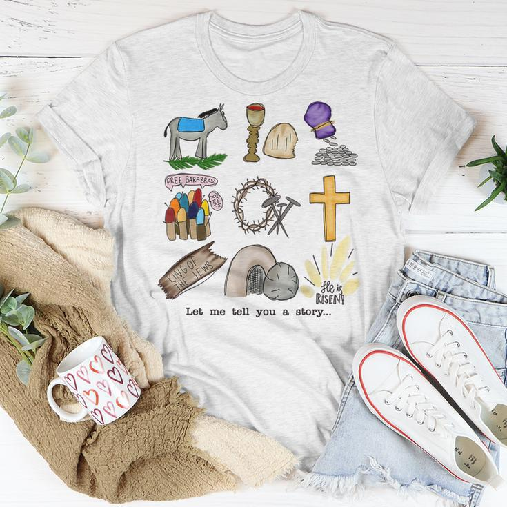 He Is Risen True Easter Story Christian Cross Happy Easter Unisex T-Shirt Unique Gifts