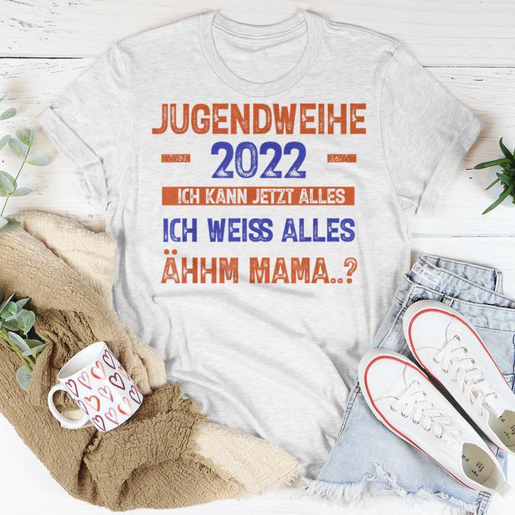 Jugendweihe 2022 Ich Kann Alles Weiß Alles -Äm Mama T-Shirt Lustige Geschenke