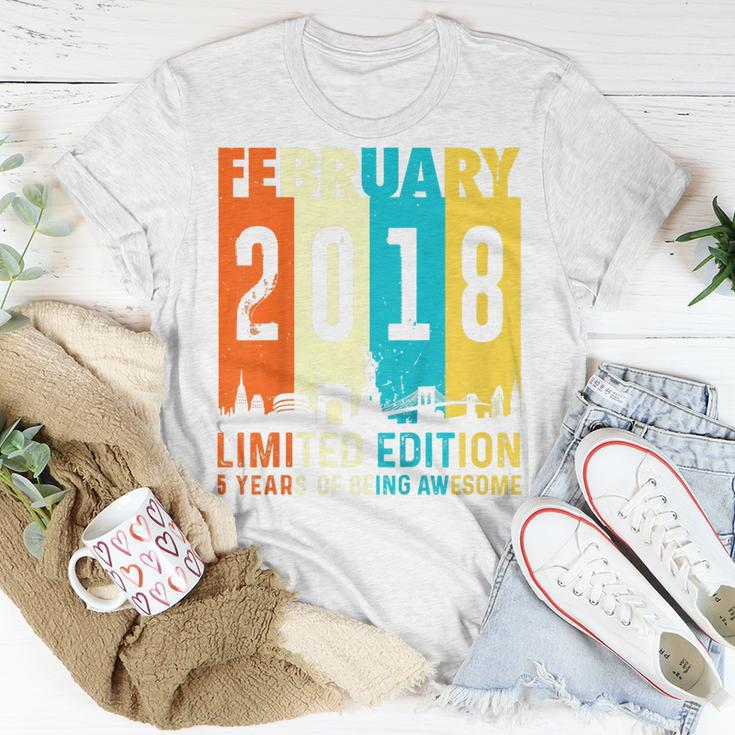 Kinder 5 Limitierte Auflage Hergestellt Im Februar 2018 5 T-Shirt Lustige Geschenke