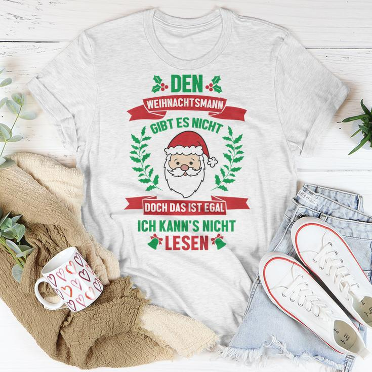 Kinder Den Weihnachtsmann Gibt Es Nicht Lustiger Spruch T-Shirt Lustige Geschenke