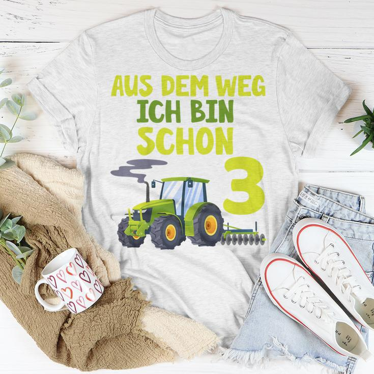 Kinder Ich Bin Schon 3 Traktor T-Shirt für Jungen, Trecker Motiv Lustige Geschenke