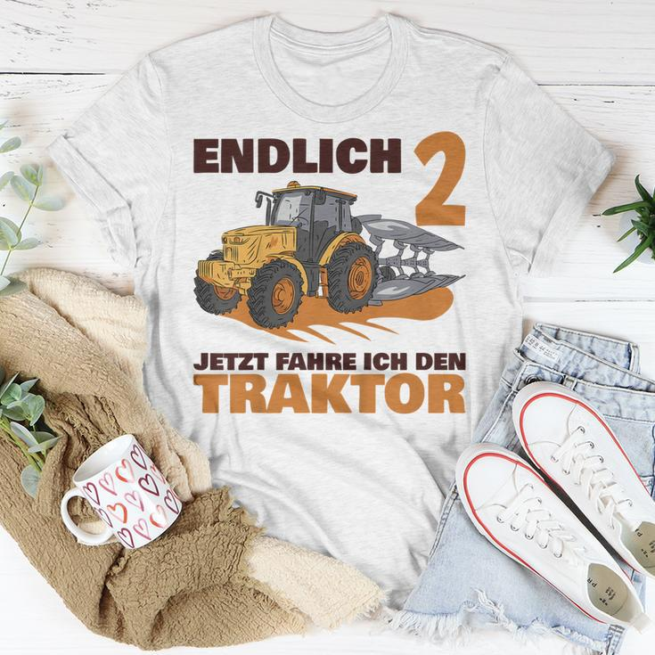 Kinder Traktor T-Shirt Endlich 2 Jahre: Jetzt Fahre Ich für Jungen Lustige Geschenke