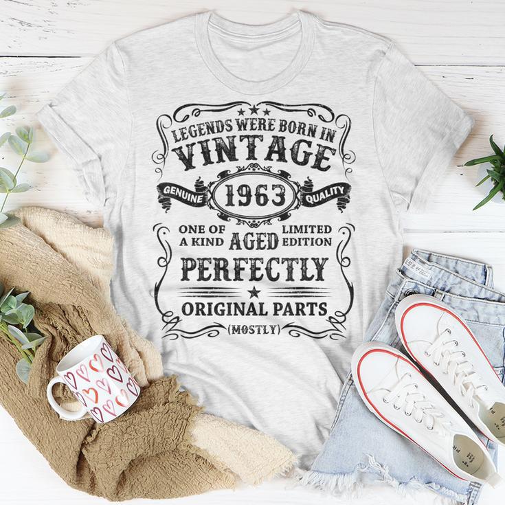 Legenden Wurden Im 1963 Jahrgang Geschenk 60 Geburtstag Mann T-Shirt Lustige Geschenke