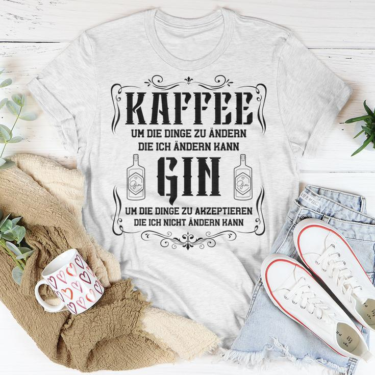 Lustiger Gin Tonic Trinker Spruch Kaffee Gin Liebhaber T-Shirt Lustige Geschenke