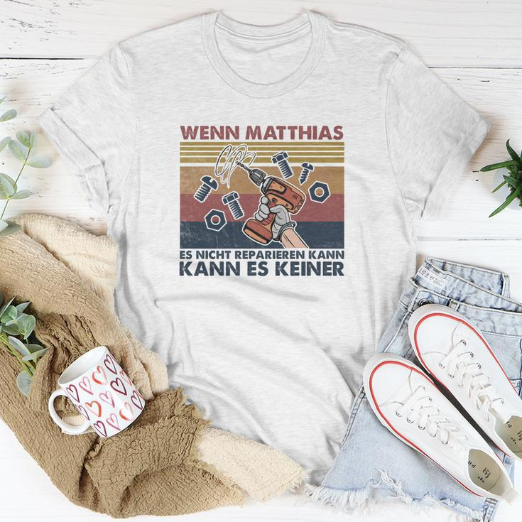 Lustiges Matthias Handwerker T-Shirt: Nur Matthias Repariert Alles Lustige Geschenke