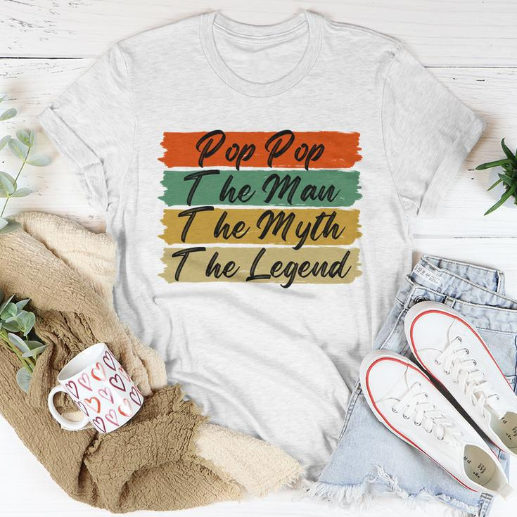 Poppop The Man The Myth The Legend Vintage Daddy Gift Unisex T-Shirt Unique Gifts