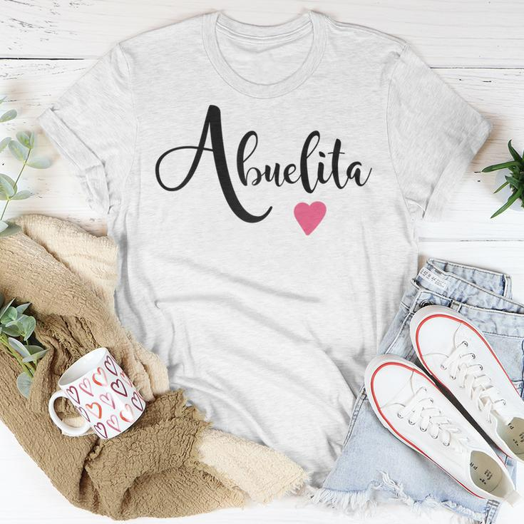 Pretty Abuelita Gift For Your Latina Spanish Mexican Grandma Gift For Womens Unisex T-Shirt Unique Gifts