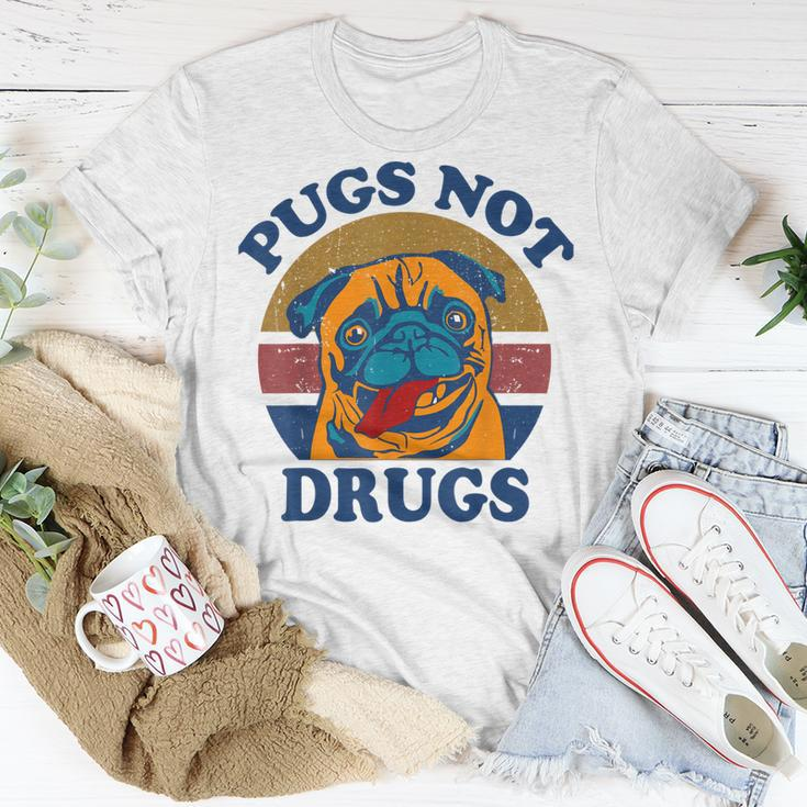 Pugs Not Drugs For Pug Lovers T-Shirt Funny Gifts
