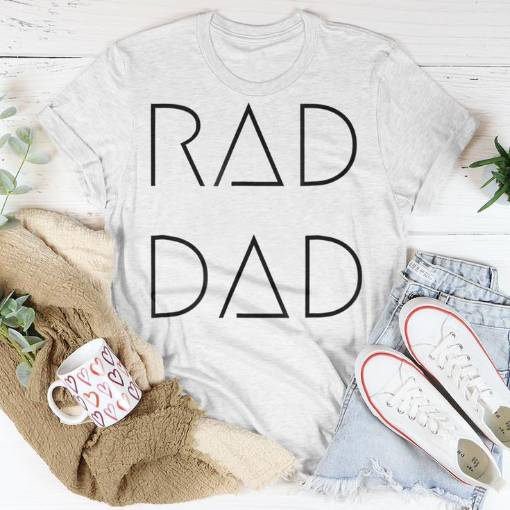 Rad Dad For A Gift To His Father On His Fathers Day Unisex T-Shirt Unique Gifts