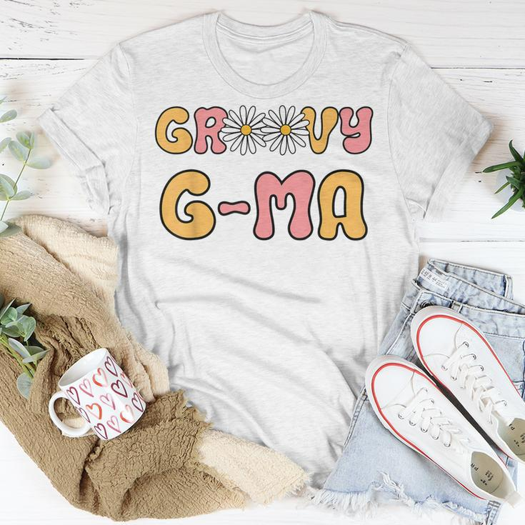 Retro Groovy Gma Grandma Hippie Family Matching Mothers Day Unisex T-Shirt Unique Gifts