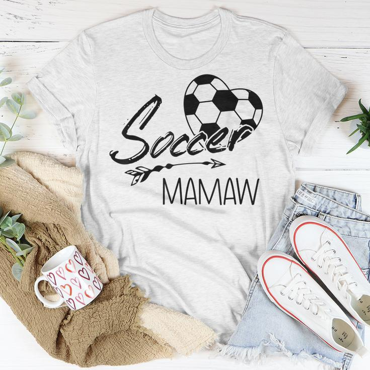 Soccer Mamaw Womens Grandma Gift Unisex T-Shirt Unique Gifts