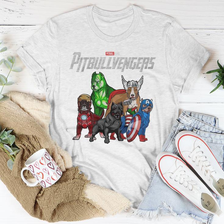 Superheroes Pitbull Pitbullvengers T shirt Thegiftio UK