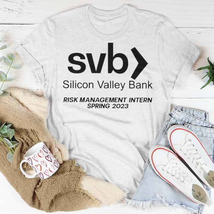 Svb Silicon Valley Bank Risk Management Intern Spring Unisex T-Shirt Unique Gifts