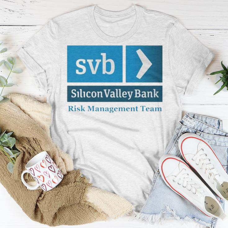 Svb Silicon Valley Bank Risk Management Team Unisex T-Shirt Unique Gifts