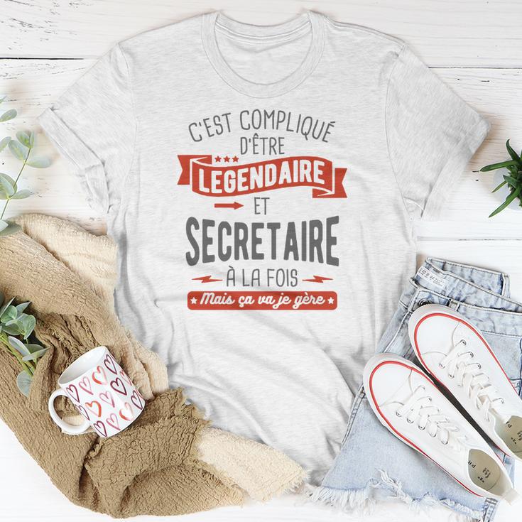 T-Shirt Secretaire Legendaire T-Shirt Lustige Geschenke