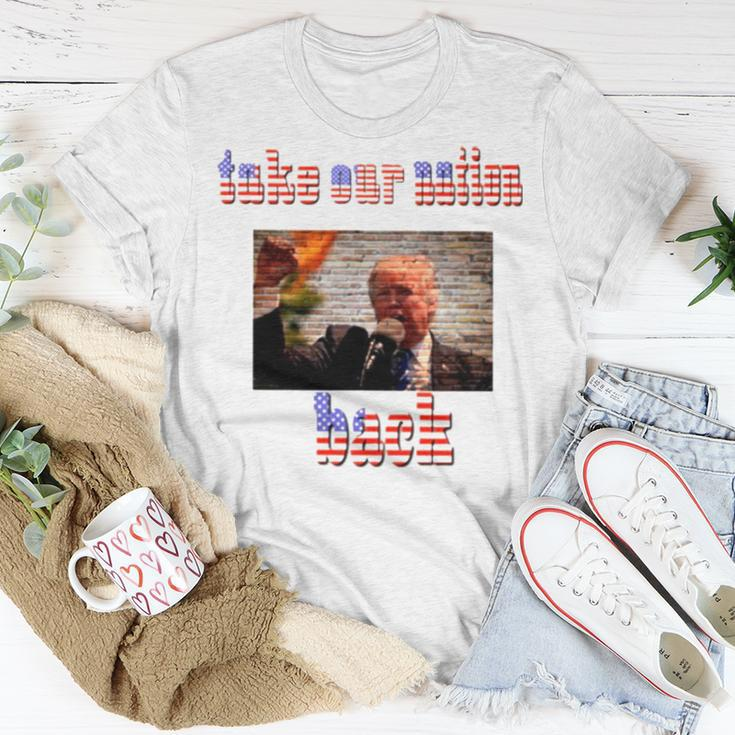 Take Our Nation Back Trump Usa Flag Unisex T-Shirt Unique Gifts