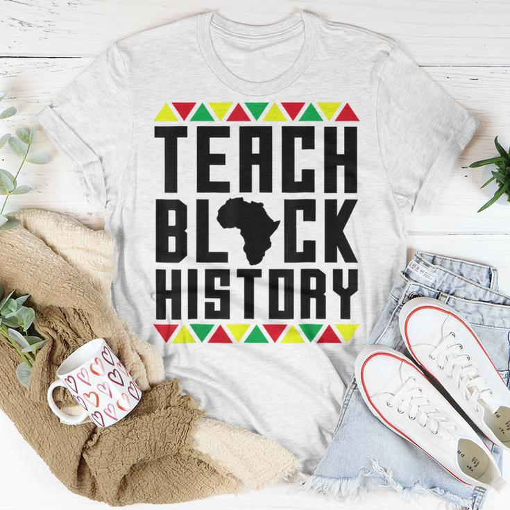Teach Black History Teacher Black History Month V2 T-Shirt Funny Gifts