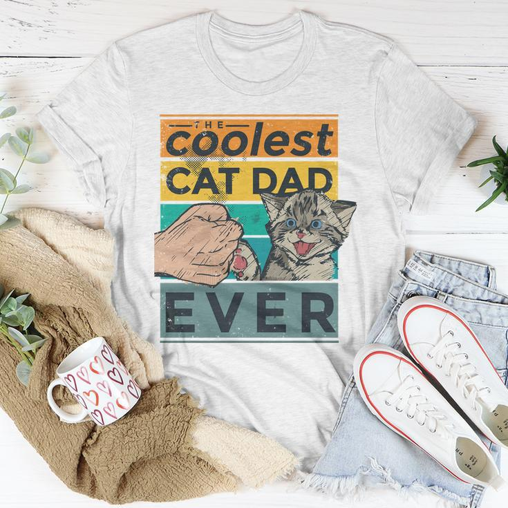 The Coolest Cat Dad Ever Unisex T-Shirt Unique Gifts