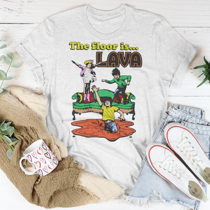 The Floor Is Lava Childrens Playing Unisex T-Shirt Unique Gifts