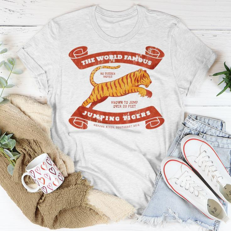 The World Famous Jumping Tigers Unisex T-Shirt Unique Gifts