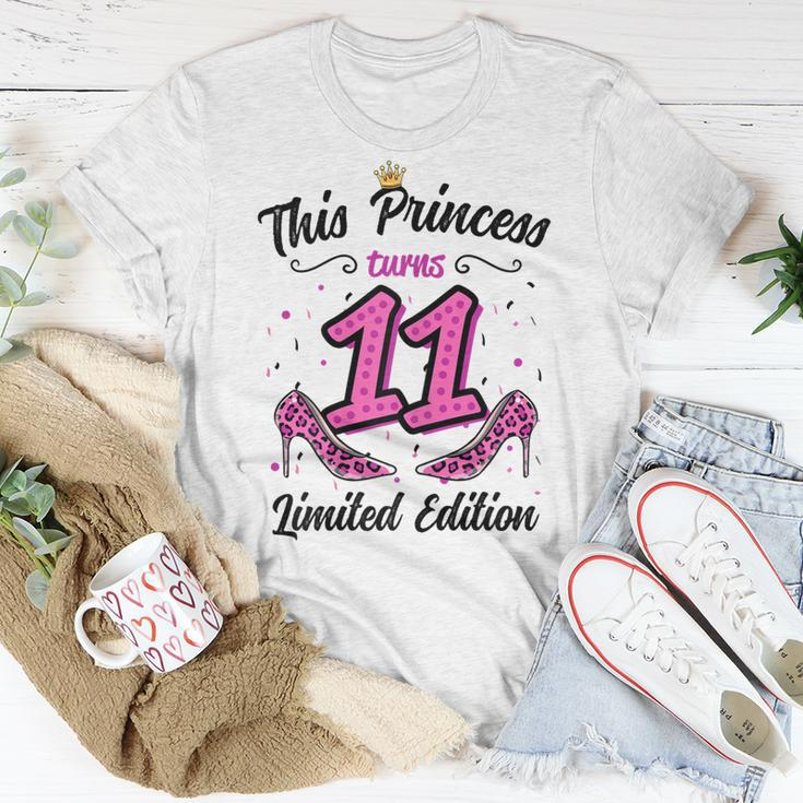 This Princess Turns 11 Girl 11Th Birthday Unisex T-Shirt Unique Gifts