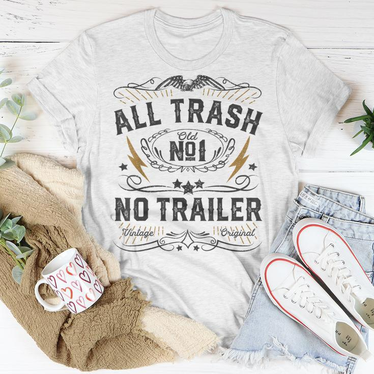 All Trash No Trailer Park Whiskey Redneck Rv T-shirt Personalized Gifts