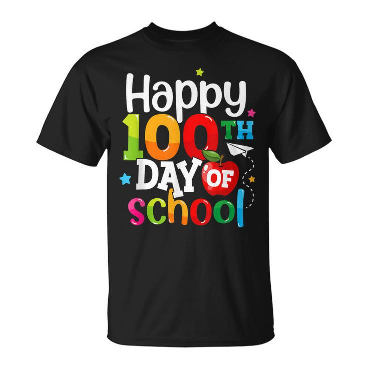 100 Days Of School Teachers Happy 100Th Day Of School T-shirt