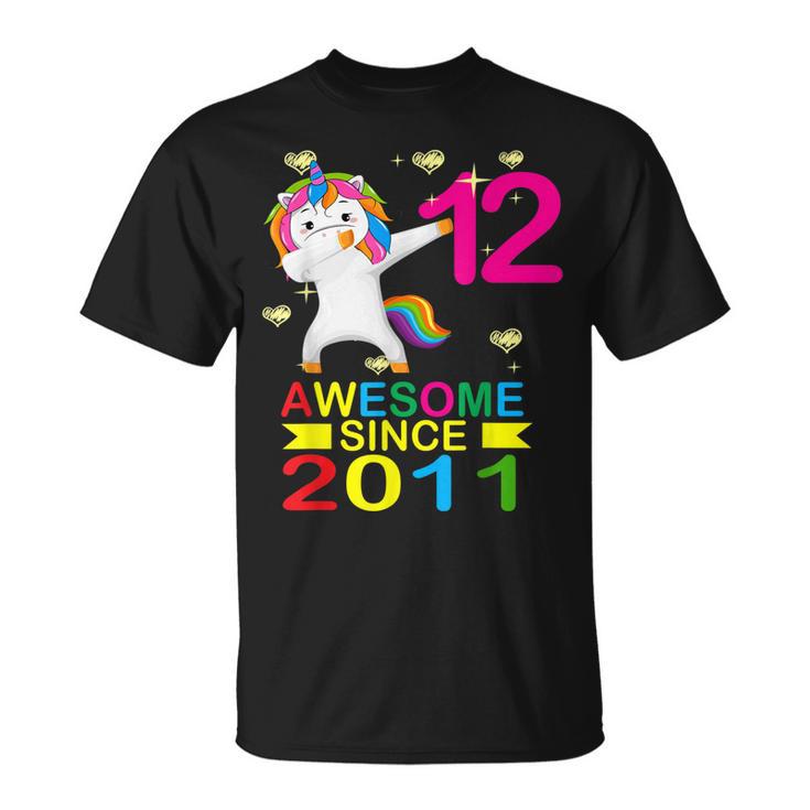Unicorns Are Born In June T-Shirt Dabbing Unicorn Birthday