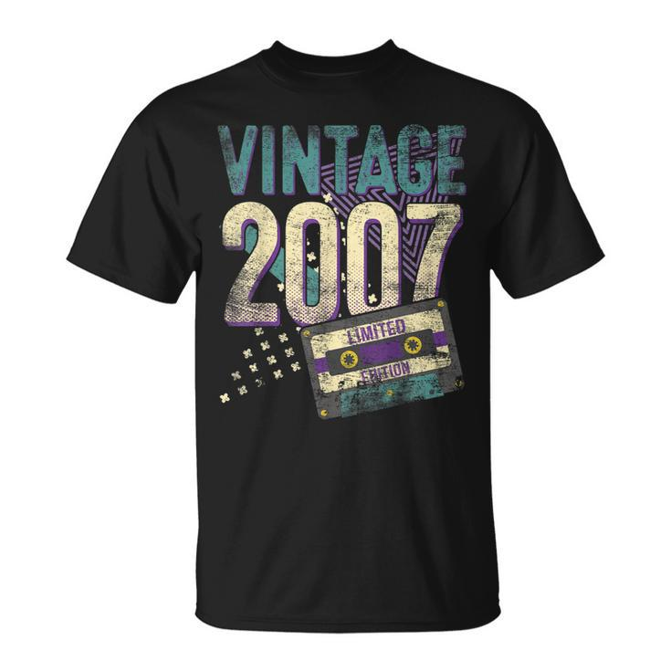 16 Year Old Gifts Vintage 2007 Limited Edition 16Th Birthday  V2 Unisex T-Shirt