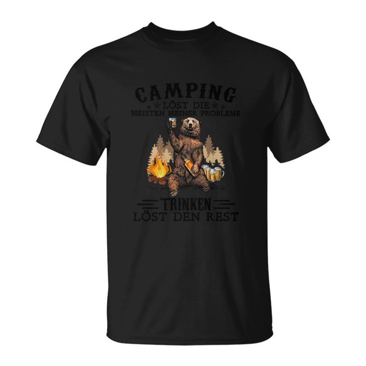 Camping Und Trinken Unisex T-Shirt
